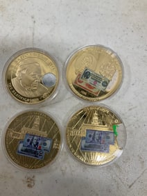 Lot of 4 historic coins