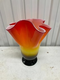 Art Glass Vase 12 inches tall
