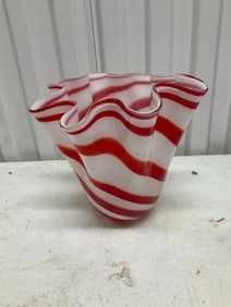 Art Glass Vase 8 inches tall