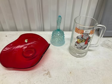Lot of art glass and more