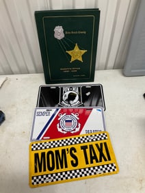 Palm Beach county sheriff's book and lincense plates