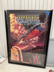 Jefferson Starship wall poster, with minor damage