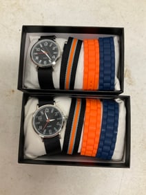 Lot of 2 watches and extra bands
