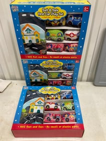 Lot of 3 Soft and Play First Car Play Set