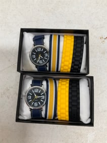 Lot of 2 watches and extra bands