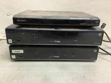 Sony DVD/CD Player and Verizon Receivers