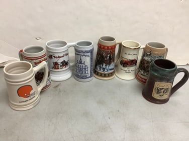 Various Beer Mugs (Tallest - 7in)