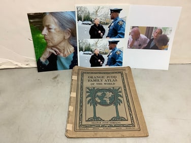 Orange Judd Family Atlas and Various Prints (8.5inx11in)