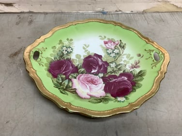 Decorative OEG Rose Plate (11in long)