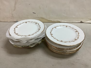 Decorative Royal Worrcester bowls/plates(longest 6in.)