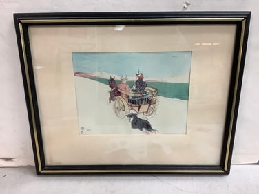 Framed artwork(15.5in.x19.5in.)