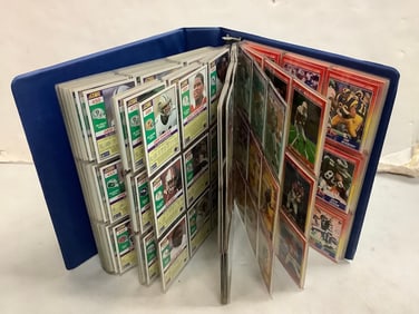 1990 Score II Football card album full of collectible cards