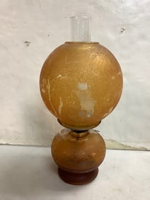 Vintage oil lamp(16.5in.tall)