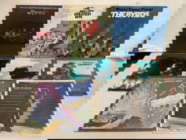 Vintage records(The Byrds, The Hollies, Michael Murphy, and more)