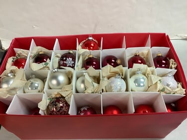 Various Christmas ornaments