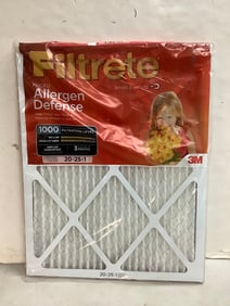Filtrete Allergen defense filter(20x25x1-new, sealed)