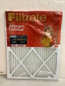 Filtrete Allergen defense filter(20x25x1-new, sealed)