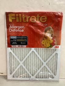 Filtrete Allergen defense filter(20x25x1-new, sealed)