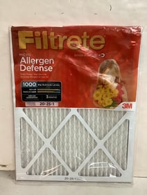 Filtrete Allergen defense filter(20x25x1-new, sealed)