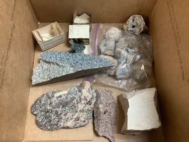Various rocks/minerals