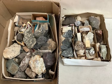 Various rocks/minerals