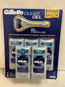 Gillete clear deodorant/razor bundle pack(new)