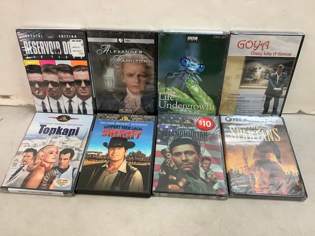 Various DVD's(Topkapi, The Spartans, Alexander Hamilton, and more-most sealed): Various DVD's(Topkapi, The Spartans, Alexander Hamilton, and more-most sealed)