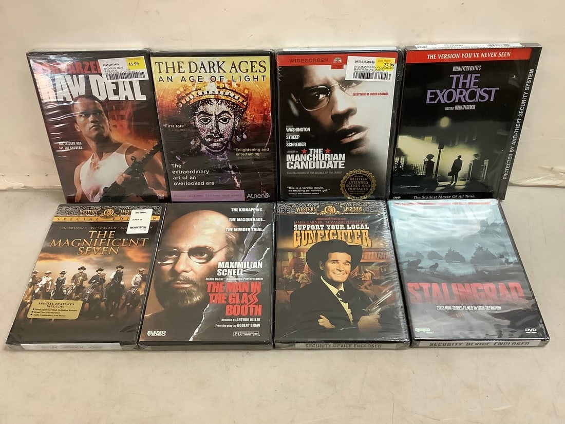 Various DVD's(The Magnificent Seven, The Exorcist, Stalingrad, and more-most sealed) (1 of 1)