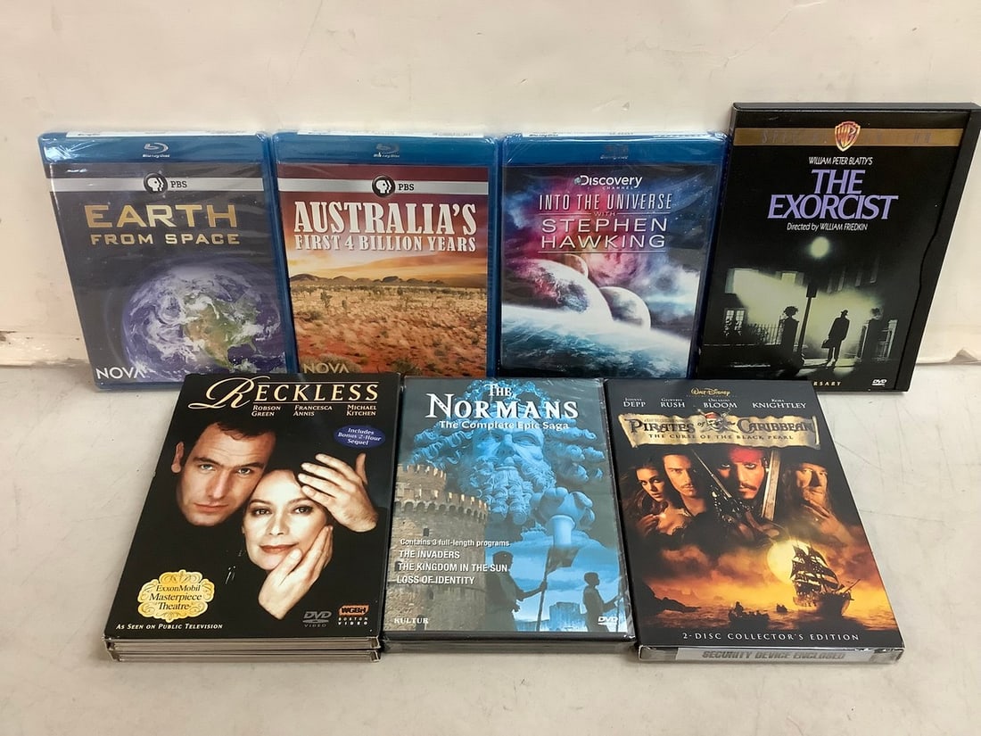 Various DVD's(Earth from Space, Pirates of the Caribbean, and more-most sealed): Various DVD's(Earth from Space, Pirates of the Caribbean, and more-most sealed)