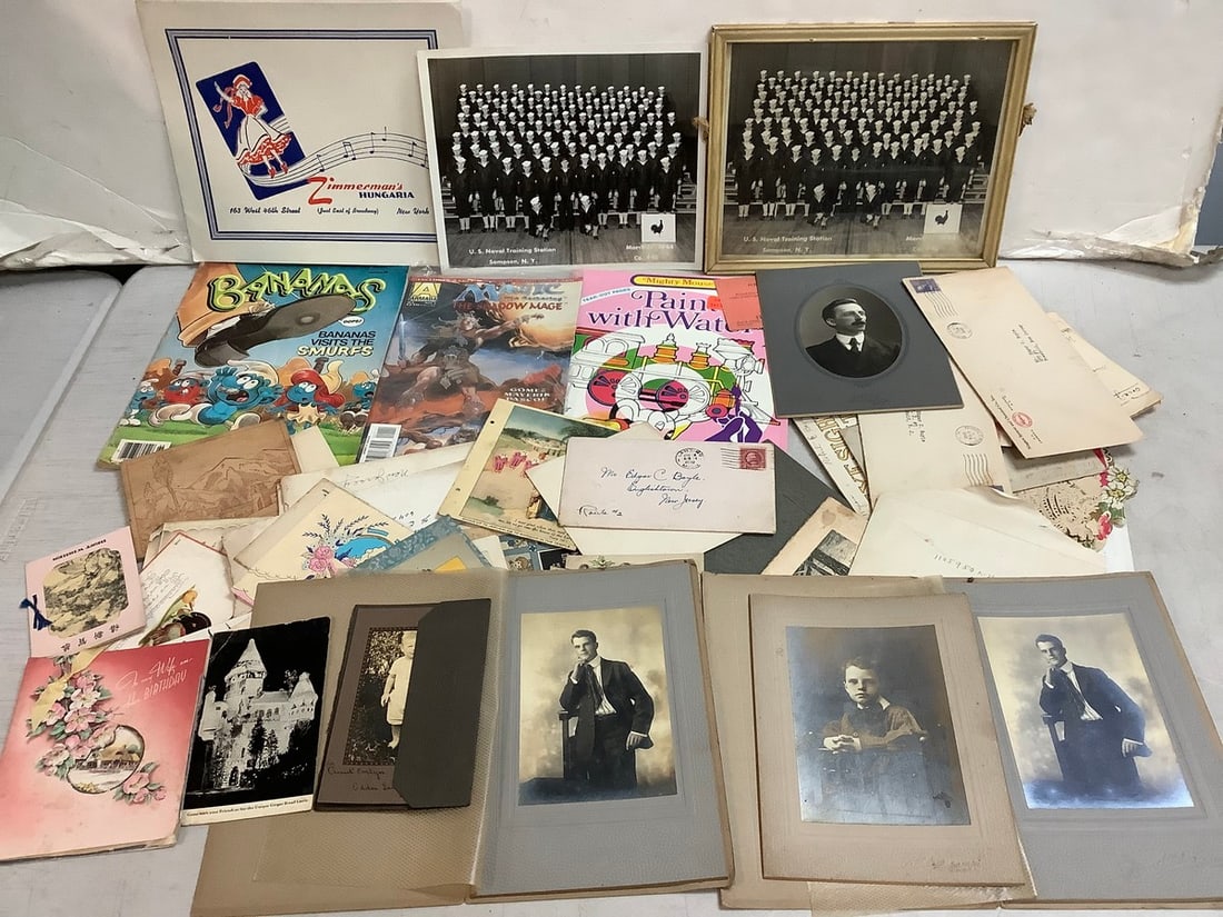 Vintage black and white photographs(framed-8.75in.x10.75in.), magazines, and more: Vintage black and white photographs(framed-8.75in.x10.75in.), magazines, and more