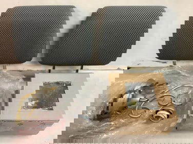 Car headrests and light fixture