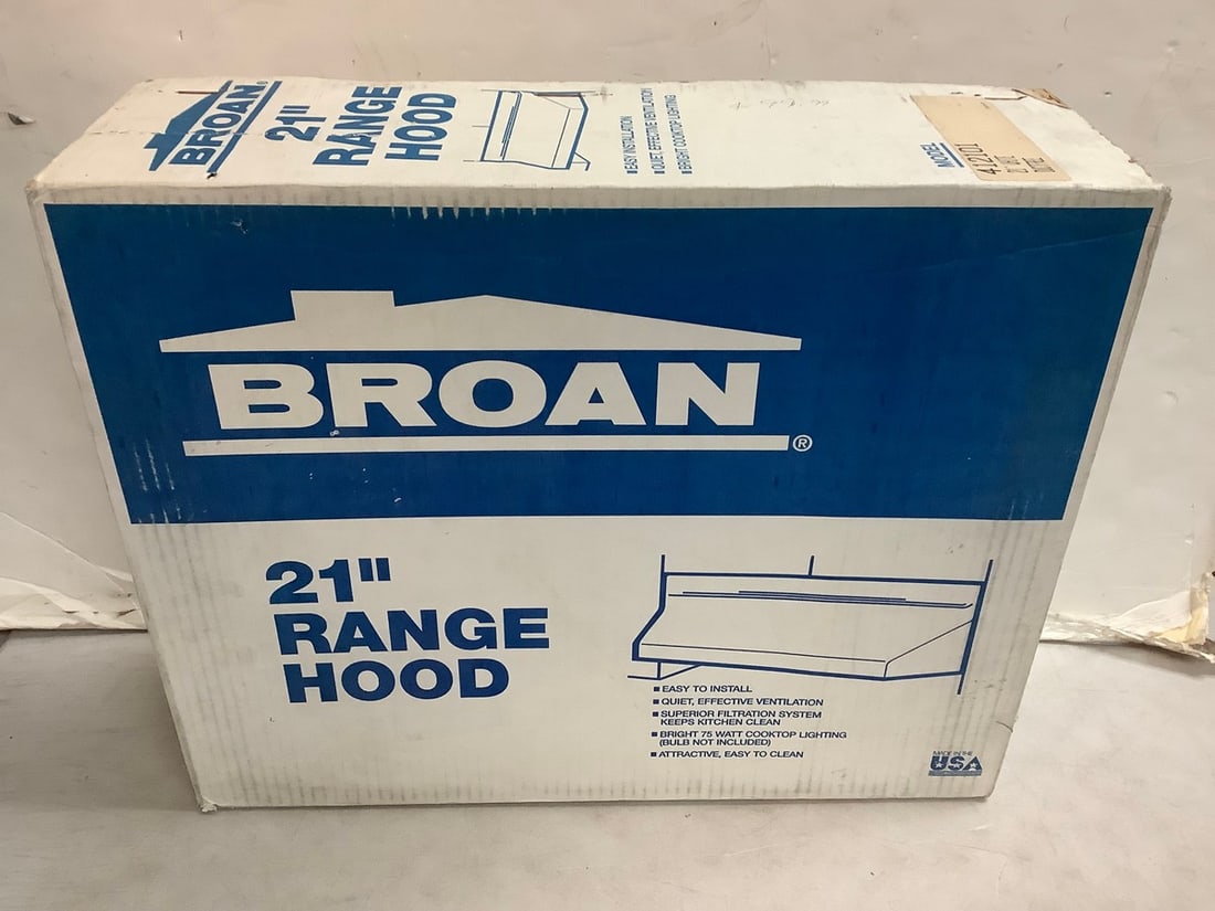 Broan 21'' Range Hood: Broan 21'' Range Hood