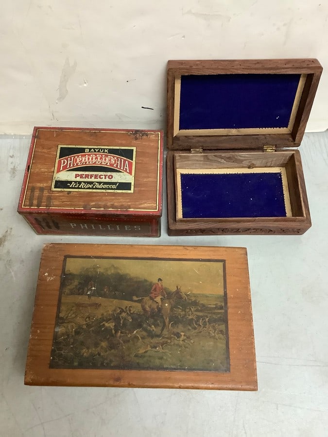 Various Cigar Boxes (4inx10inx6.5in) (1 of 1)