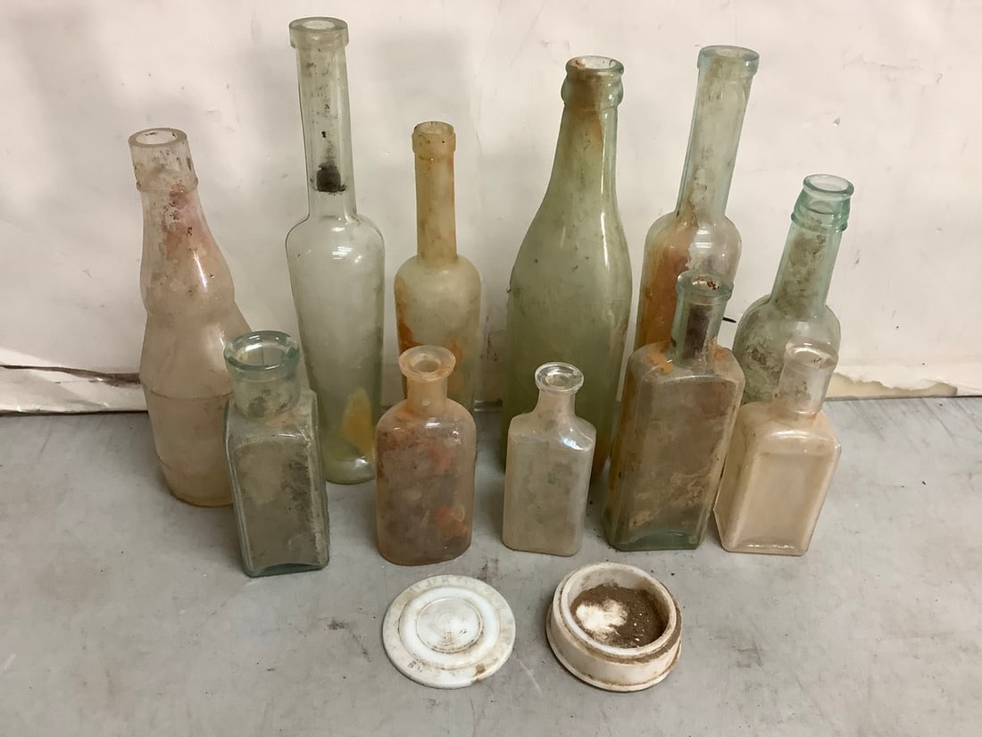 Various Glass Bottles (Tallest - 10in) (1 of 1)