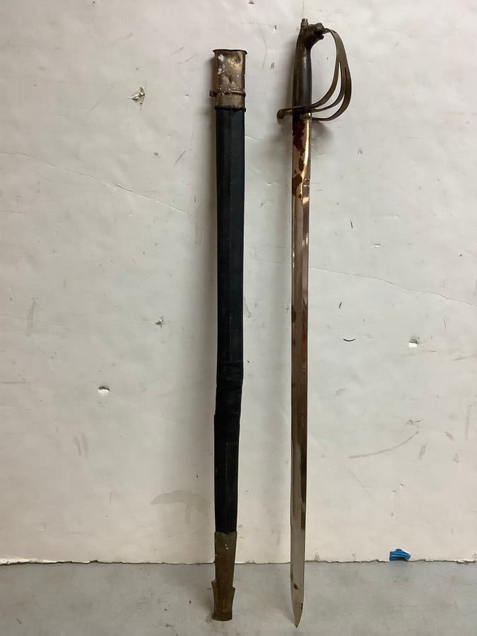 Vintage Sword with Cover (34in long) (1 of 1)