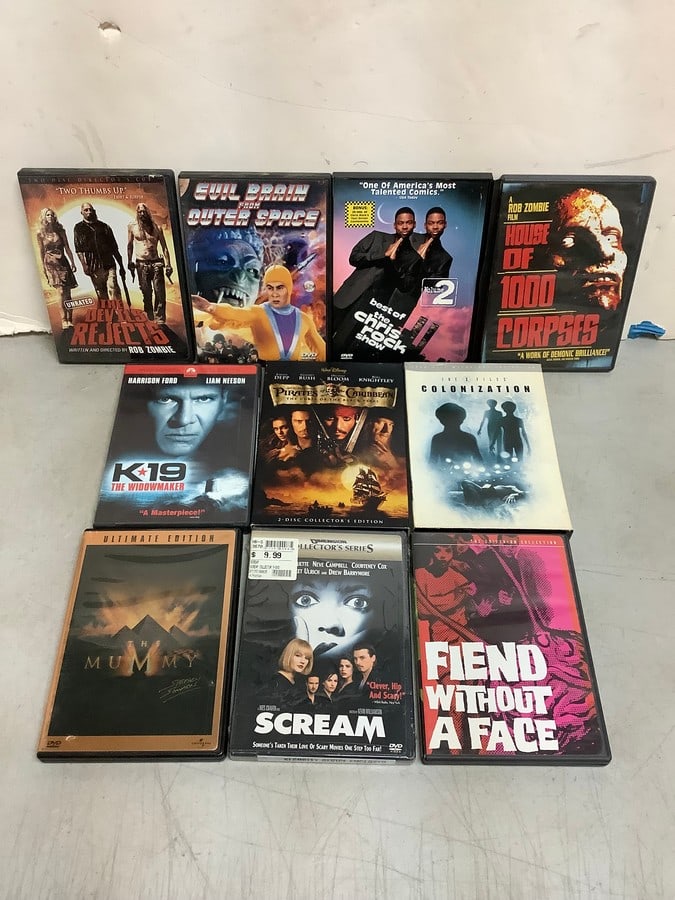 Various DVD's (Fiend Without A Face, Scream, The Devils Rejects, etc) (1 of 1)
