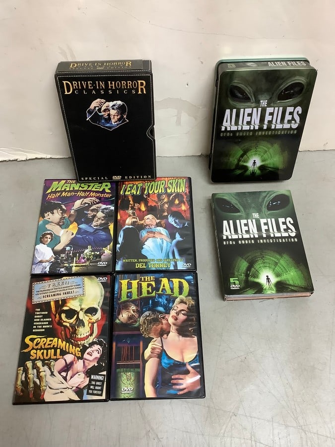 Various DVD Sets (The Alien Files and Drive in Horror Classics) (1 of 1)