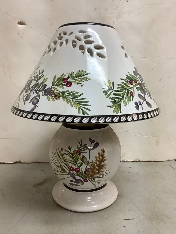 Lenox Candle Holder Lamp (10in Tall) (1 of 1)