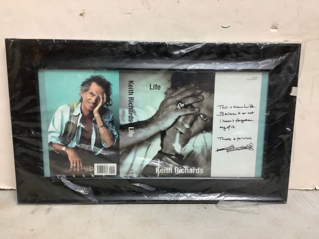Keith Richards signed and framed posters(14in.x24in.) (1 of 1)