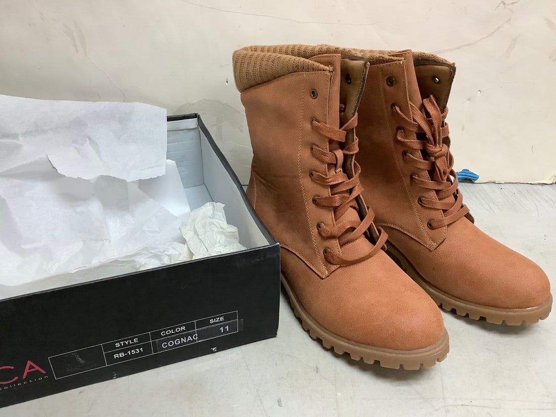 CA Collector cognac boots (size 11): CA Collector cognac boots (size 11)