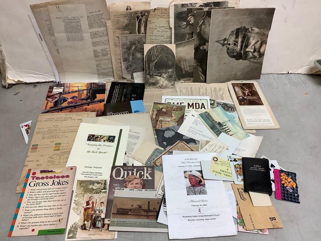 Vintage ephemera: Vintage ephemera