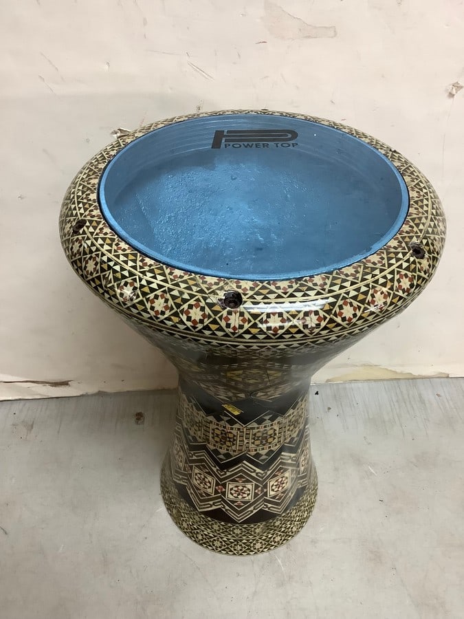 Egyptian Darbuka Drum (16.5 in Tall): Egyptian Darbuka Drum (16.5 in Tall)