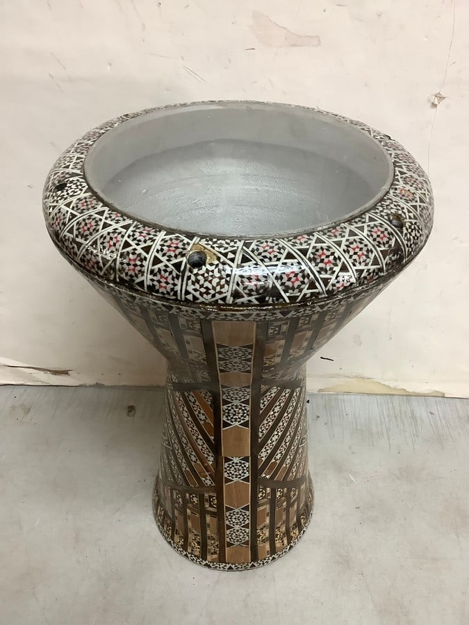 Egyptian Darbuka Drum (17in Tall): Egyptian Darbuka Drum (17in Tall)