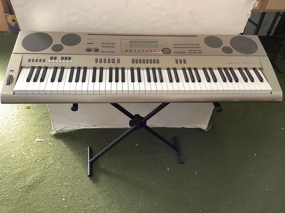 Casio Keyboard with Stand (Model : AT-5) 46in Long (1 of 1)