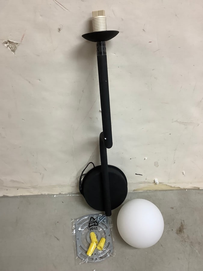 Pholc Hand Blown Glass Globe Light *New in Package* 16in Tall (1 of 1)