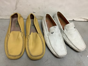 Jonathan Richards s;ip on shoes(size 12M) and Soleado slip on shoes(size N/A)