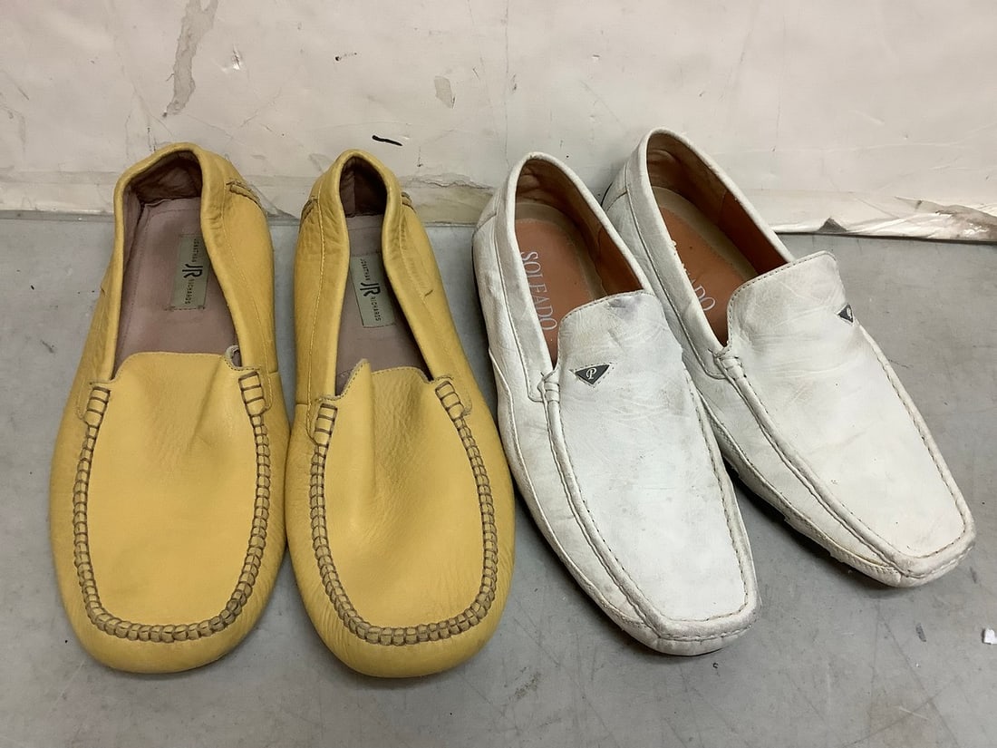 Jonathan Richards s;ip on shoes(size 12M) and Soleado slip on shoes(size N/A): Jonathan Richards s;ip on shoes(size 12M) and Soleado slip on shoes(size N/A)