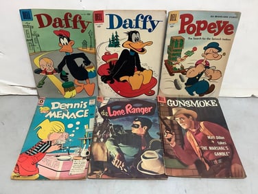 Vintage comics(Popeye, Gunsmoke, Daffy, and more)