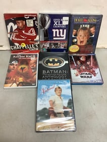 Various DVD's(Karate Kid II, Star Wars, Home Alone)