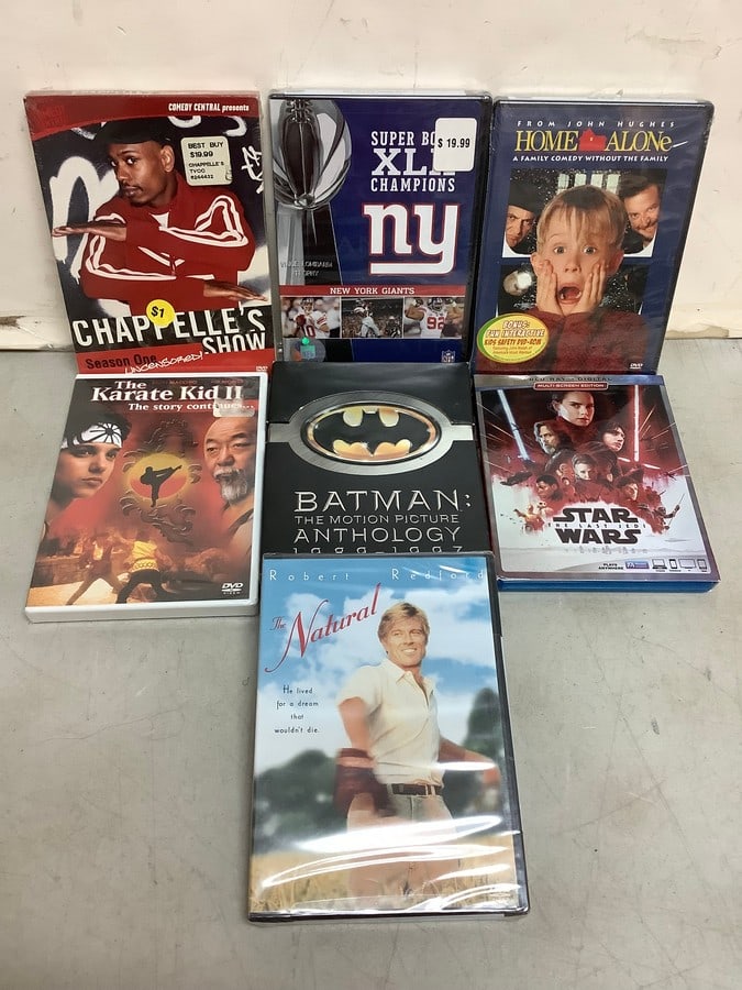 Various DVD's(Karate Kid II, Star Wars, Home Alone): Various DVD's(Karate Kid II, Star Wars, Home Alone)